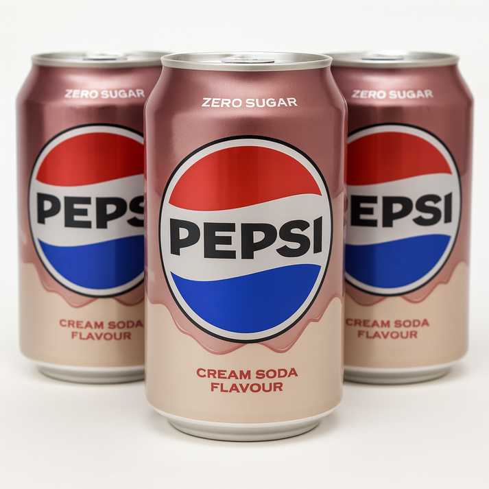 Pepsi Cream Soda Flavour Zero Sugar 330ml