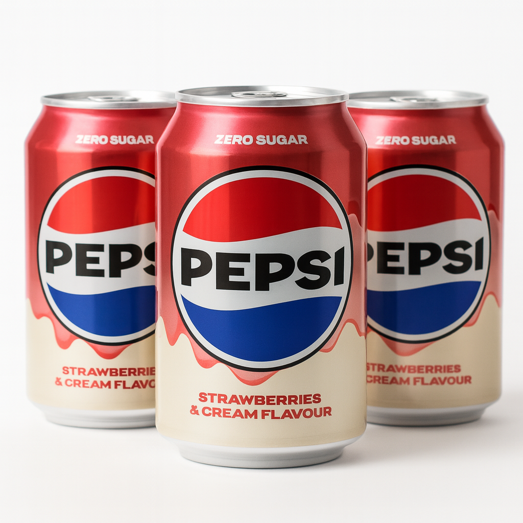 Pepsi Strawberries & Cream Zero Sugar 330ml