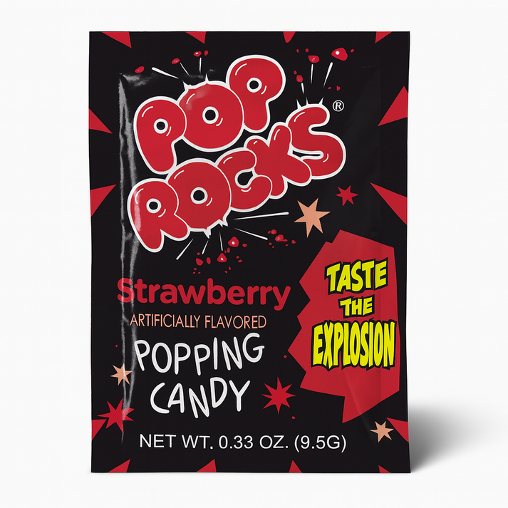 Pop Rocks Popping Candy Strawberry