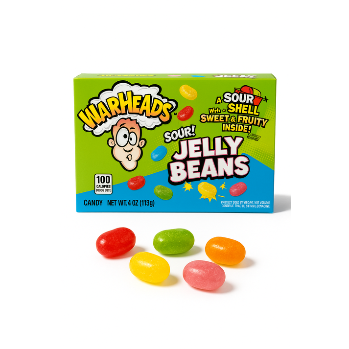 SALE Warheads Sour Jelly Beans 113g