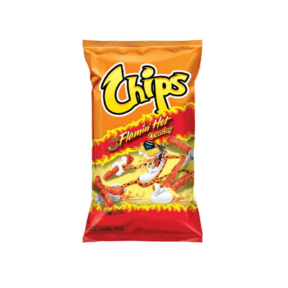 Flamin' Hot Crunchy Chips 226g