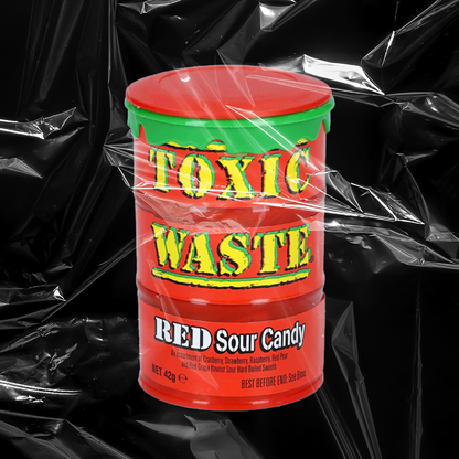 Toxic Waste Red Sour Candy (Lutschbonbons) 42g