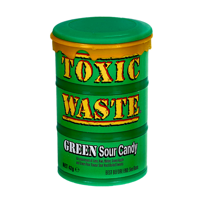 Toxic Waste Green Sour Candy (Lutschbonbons) 42g