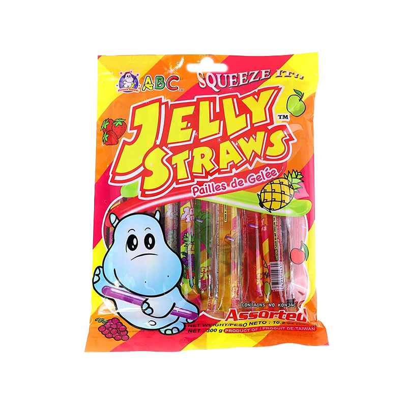 Jelly Straws Hippo 300g