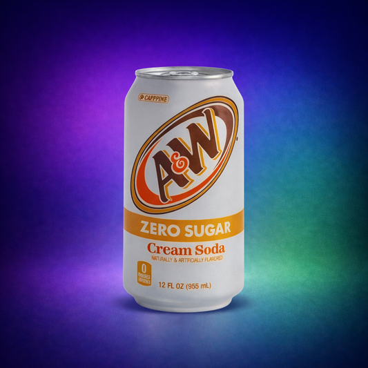 A&W Cream Soda Zero Sugar 355ml