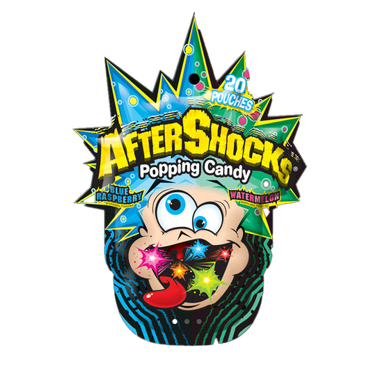 AfterShocks Popping Candy Blue Raspberry & Watermelon (30g)