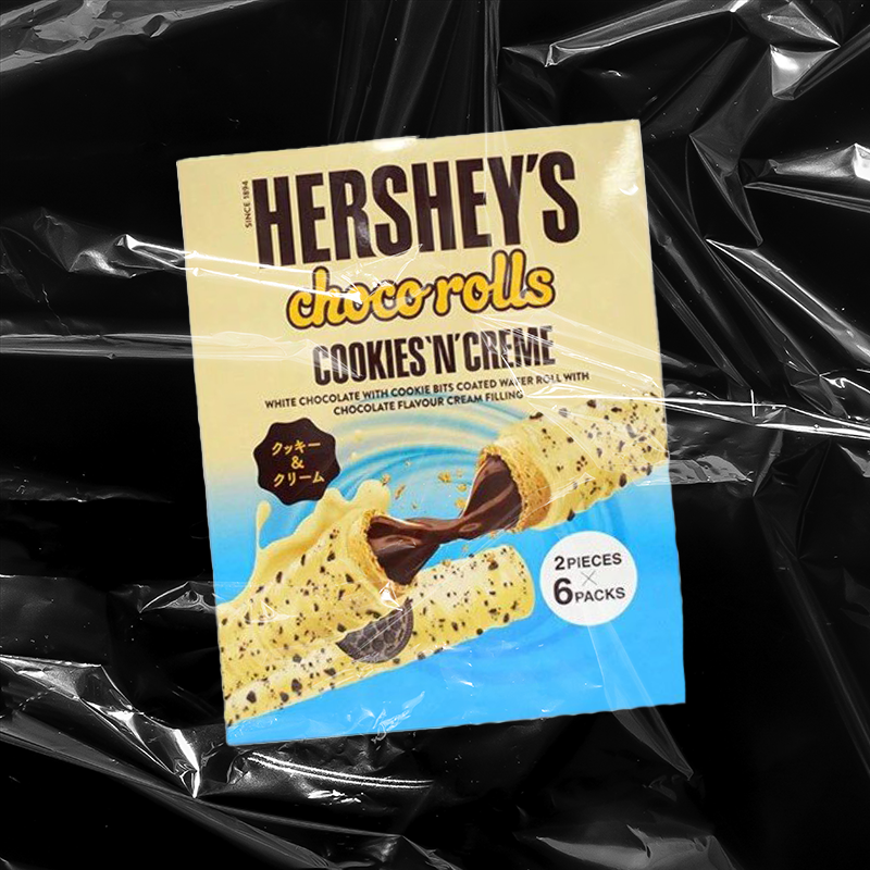 Hershey’s Choco-Rolls Cookies ‘N’ Creme 6-Pack (108g)