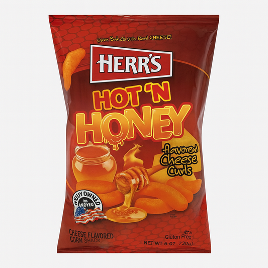 Herr´s Hot ´N Honey Cheese Curls 170g