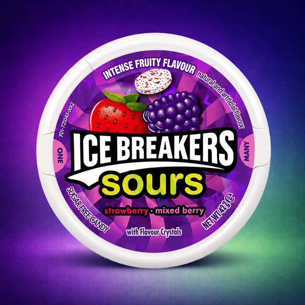 Ice Breakers Strawberry Mixed Berry 42g