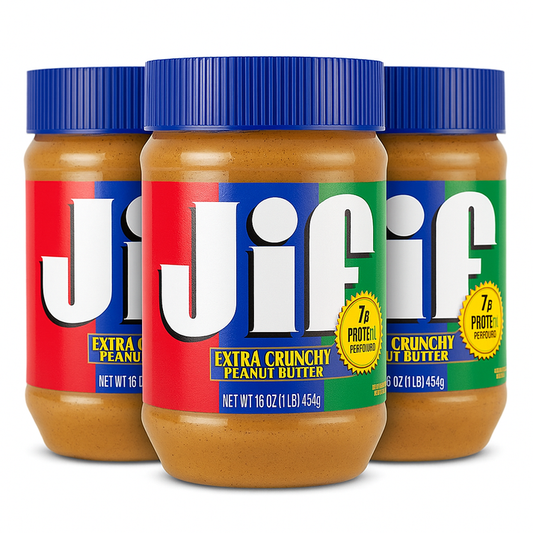 Jif Extra Crunchy Peanut Butter 454g