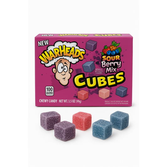 Warheads Cubes Sour Berry Mix