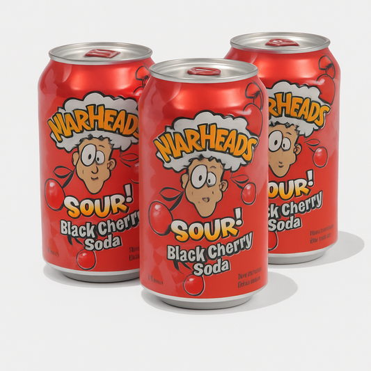 Warheads Sour! Black Cherry Soda 355ml